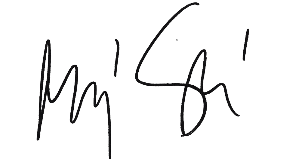 Maciej Stoiński handwritten signature
